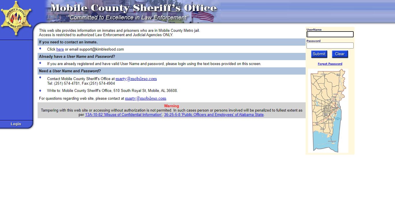 MCSO Login - portal.mobileso.com
