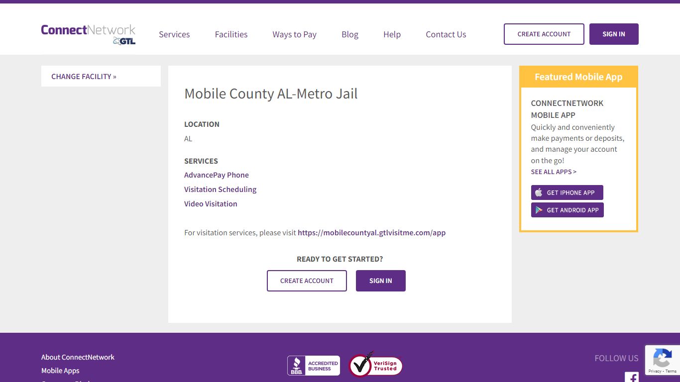 Mobile County AL-Metro Jail | ConnectNetwork